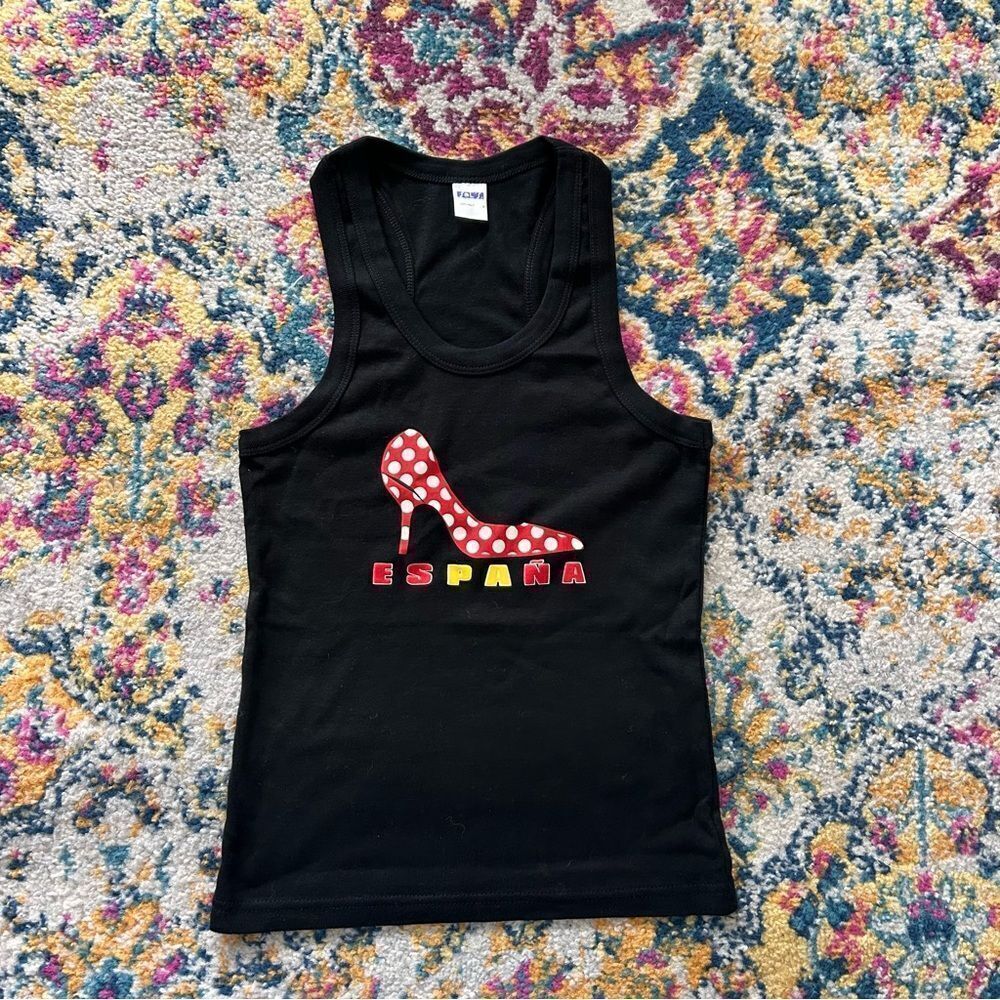 Deadstock  2000s y2k Espana Black tank top